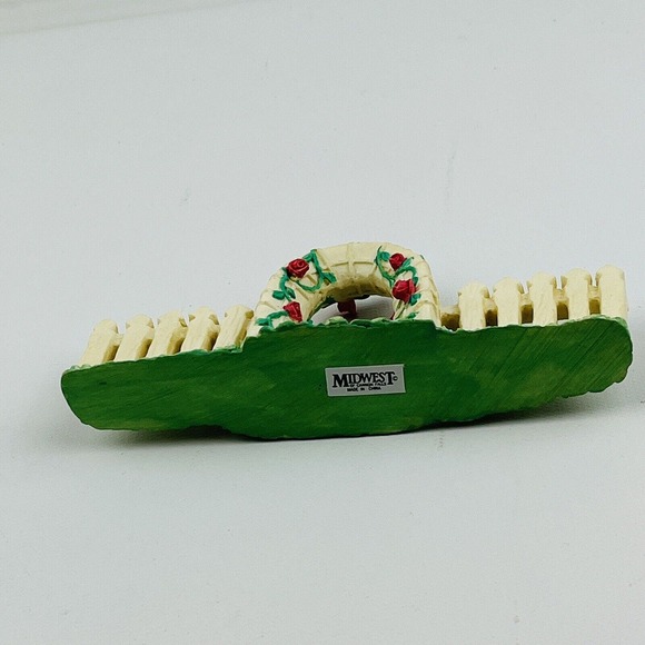 Cottontail Lane Rose Resin Arbor Picket Fence Easter Midwest of Cannon Falls - Picture 7 of 7